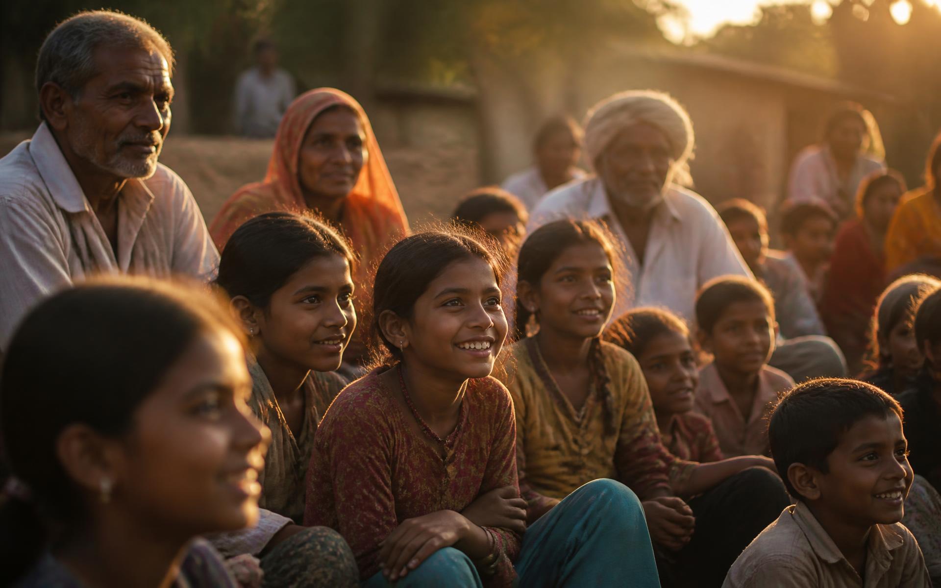 Trinetra Foundation volunteers working with local community families in Forbesganj, Araria, Bihar