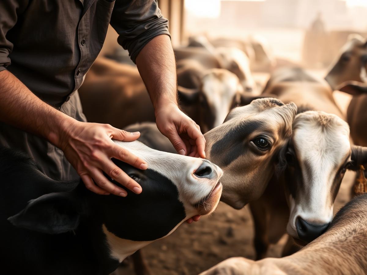 Gaushala animal care and tree plantation environmental initiative in Bihar